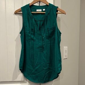 New York & Company Emerald Sleeveless Blouse
